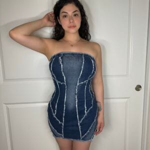 Vera Denim Mini Dress